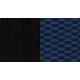 Housses de siège auto sur mesure PEUGEOT 4007 - 5 places Damier noir et bleu