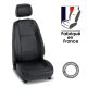 Housses de siège auto sur mesure FIAT PANDA III (De 02/2012 à ...) Simili cuir noir