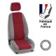 Housses sur mesure pour utilitaire VOLKSWAGEN MULTIVAN T5 (De 07/2003 à 12/2014) 2 places Alcan gris et rouge