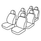 RENAULT ESPACE - GRAND ESPACE RENAULT ESPACE 4 Long - 6 places (De 09/2002 à 04/2015) sur mesure 2 Housses pour sièges avant + Housses pour les 4 sièges arrières